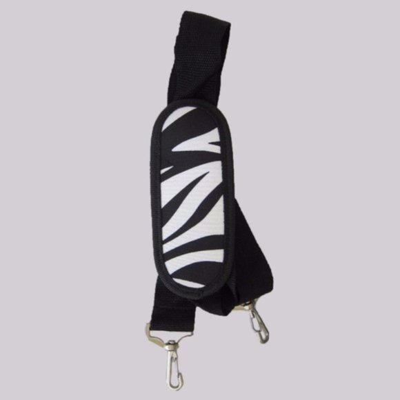 World Traveler Laptop Case Bag 17" Zebra Print NEW - Picture 8 of 8